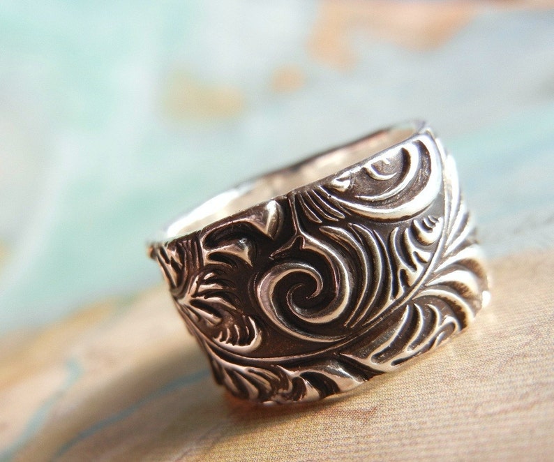 Rustic Jewelry, Rustic Ring, Rustic Silver Jewelry, Rustic Silver Ring, Handmade Rustic Jewelry, Custom Ring 4 5 6 7 8 9 10 11 12 13 14 15 image 3