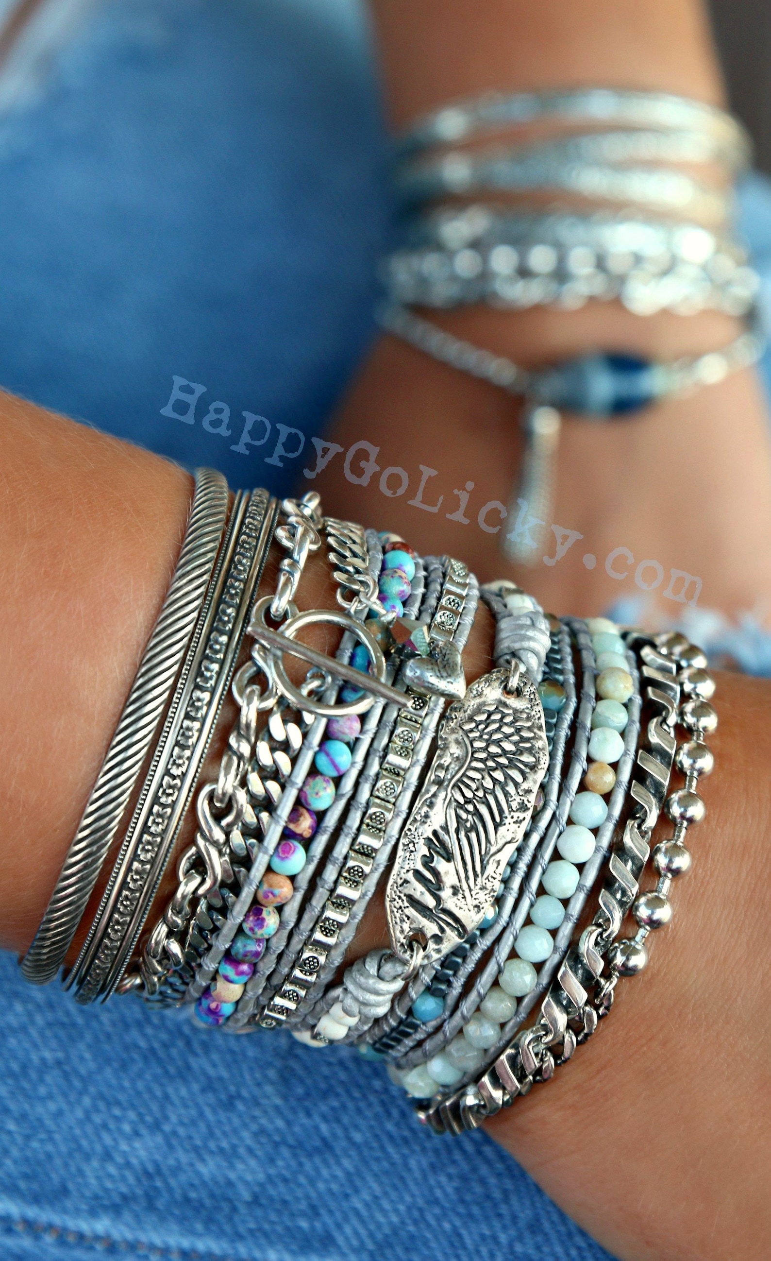 Thin Pearl Wire Cuff Bracelet