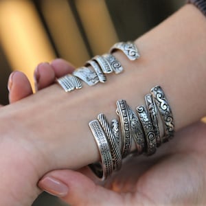 Best sterling silver cuff style bracelet collection by HappyGoLicky