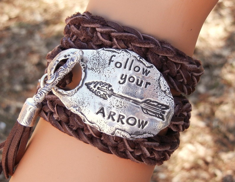Quote Jewelry Quote Bracelet Quote Leather Wrap Bracelet Etsy