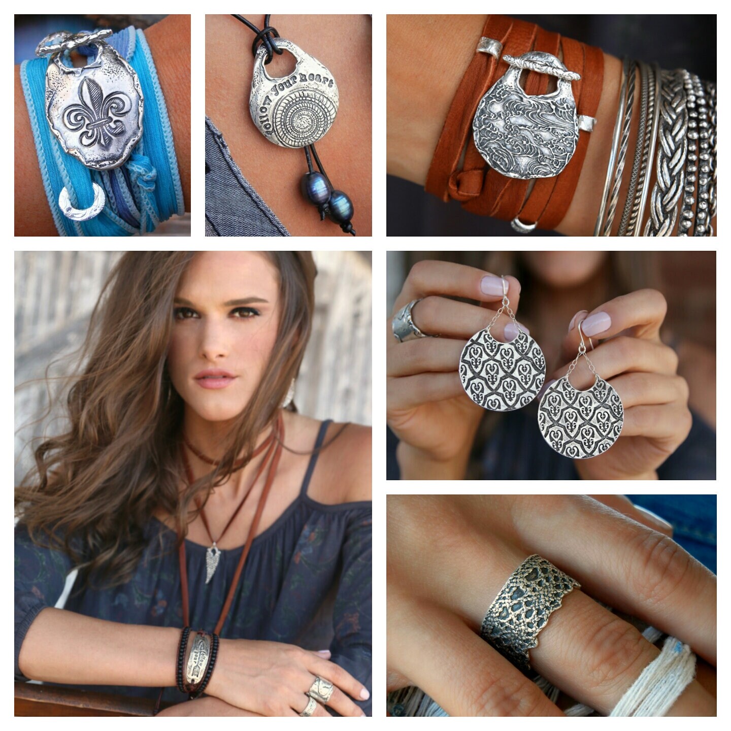 Sterling Silver Bracelet Set Instant Collection Bracelet Etsy