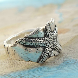 Starfish Jewelry, Starfish Ring, Starfish Fashion Trend Jewelry, Fashion Jewelry, Starfish Ring image 2