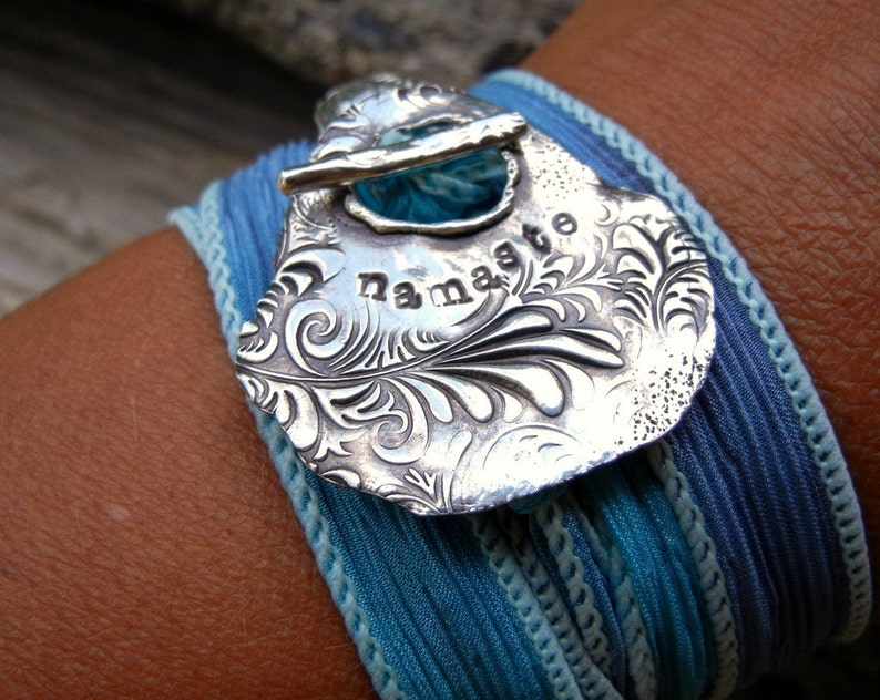 Boho fashion handmade sterling silver bracelets by HappyGoLicky Jewelry