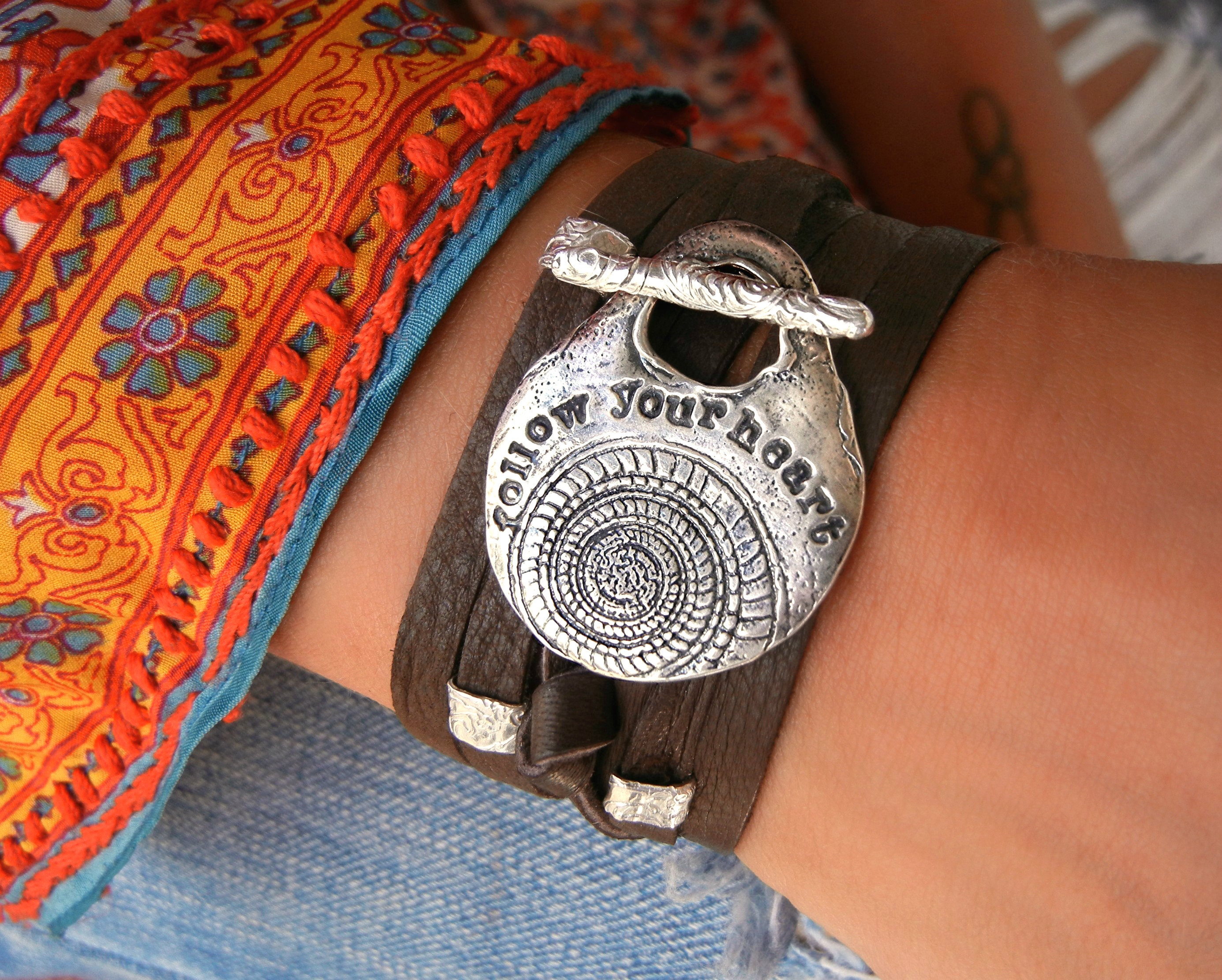 Hippie Jewelry, Free Spirit Bracelet, Hippie Bracelet, Hippie Wrap