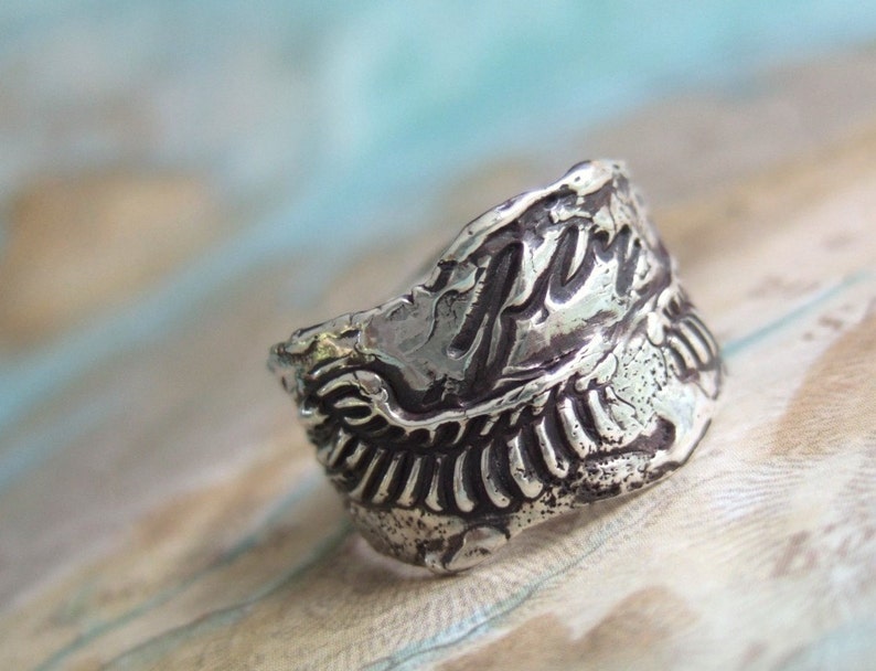 Rustic Jewelry, Rustic Ring, Sterling Silver Rustic Ring for Her, Womens Handmade Rings, Sterling Silver Ring, Rustic Artisan Ring Style image 5