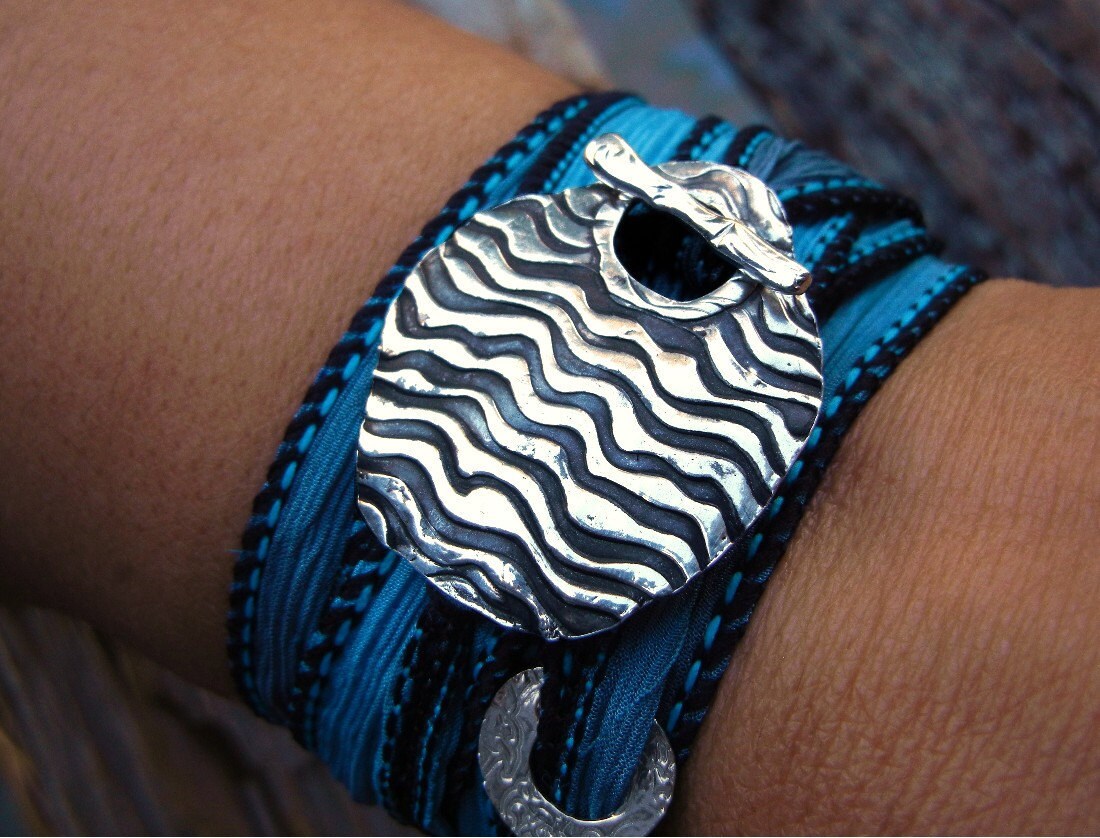 Ocean Jewelry Ocean Bracelet Sterling Silver Jewelry Sea Etsy