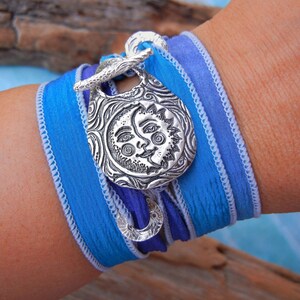 Boho fashion handmade sterling silver bracelets by HappyGoLicky Jewelry