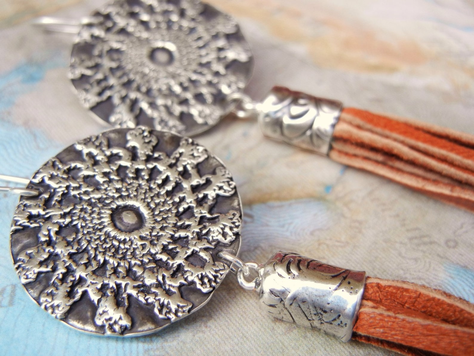 HIPPIE Jewelry Hippie Earrings Sterling Silver Hippie Etsy