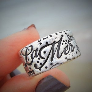 Nautical Jewelry, Silver Nautical Ring, Nautical Silver Ring, Sterling Silver Nautical Jewelry, Sterling Silver Nautical Ring, Beach Jewelry