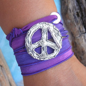 Sterling silver wrap bracelet by HappyGoLicky Jewelry