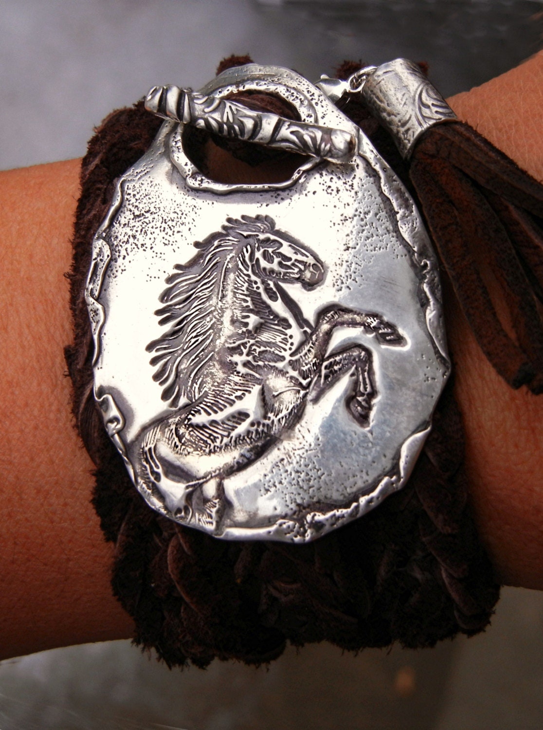 Horse Jewelry Horse Bracelet Horse Leather Wrap Bracelet Etsy