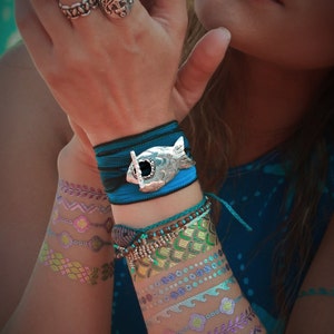 Teenage Girl Gift Guide Jewelry, Boho fashion handmade sterling silver bracelets by HappyGoLicky Jewelry