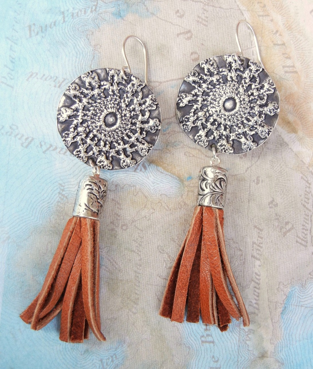 HIPPIE Jewelry Hippie Earrings Sterling Silver Hippie Etsy