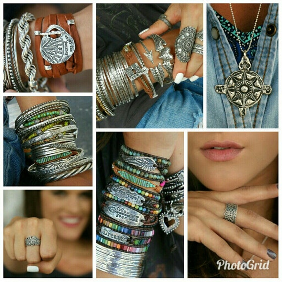 DIY bohemian accessories! Tumblr inspired bracelet, ring