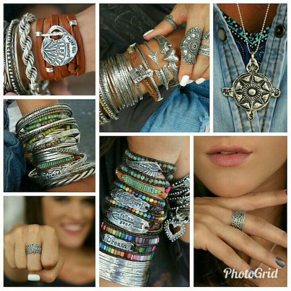 DIY bohemian accessories! Tumblr inspired bracelet, ring