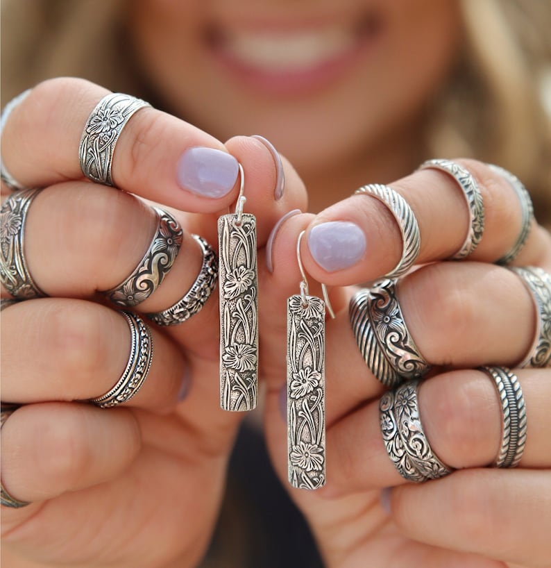 Bestselling sterling silver earrings by HappyGoLicky jewelry