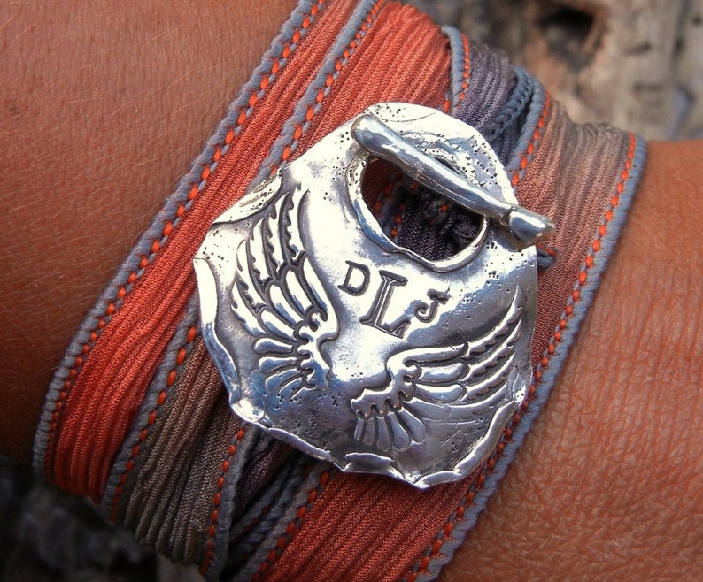 Boho fashion handmade sterling silver bracelets by HappyGoLicky Jewelry