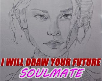 Soulmate Drawing & Tarot Reading, SAME DAY, Draw My Soulmate, Your Future Husband/Wife, Soulmate Reading, Fast Delivery