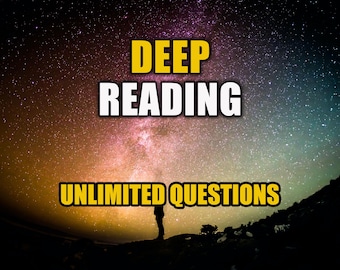 DEEP Reading & Unlimited Questions - Tarot Psychic Reading Love and Career