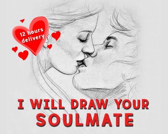 Soulmate Drawing & Tarot Reading, SAME DAY, Draw My Soulmate, Your Future Husband/Wife, Soulmate Reading, Fast Delivery