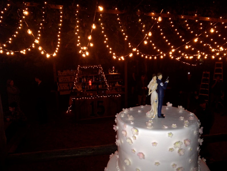 Police Officer Bride Groom Guns Wedding Cake Topper law Etsy