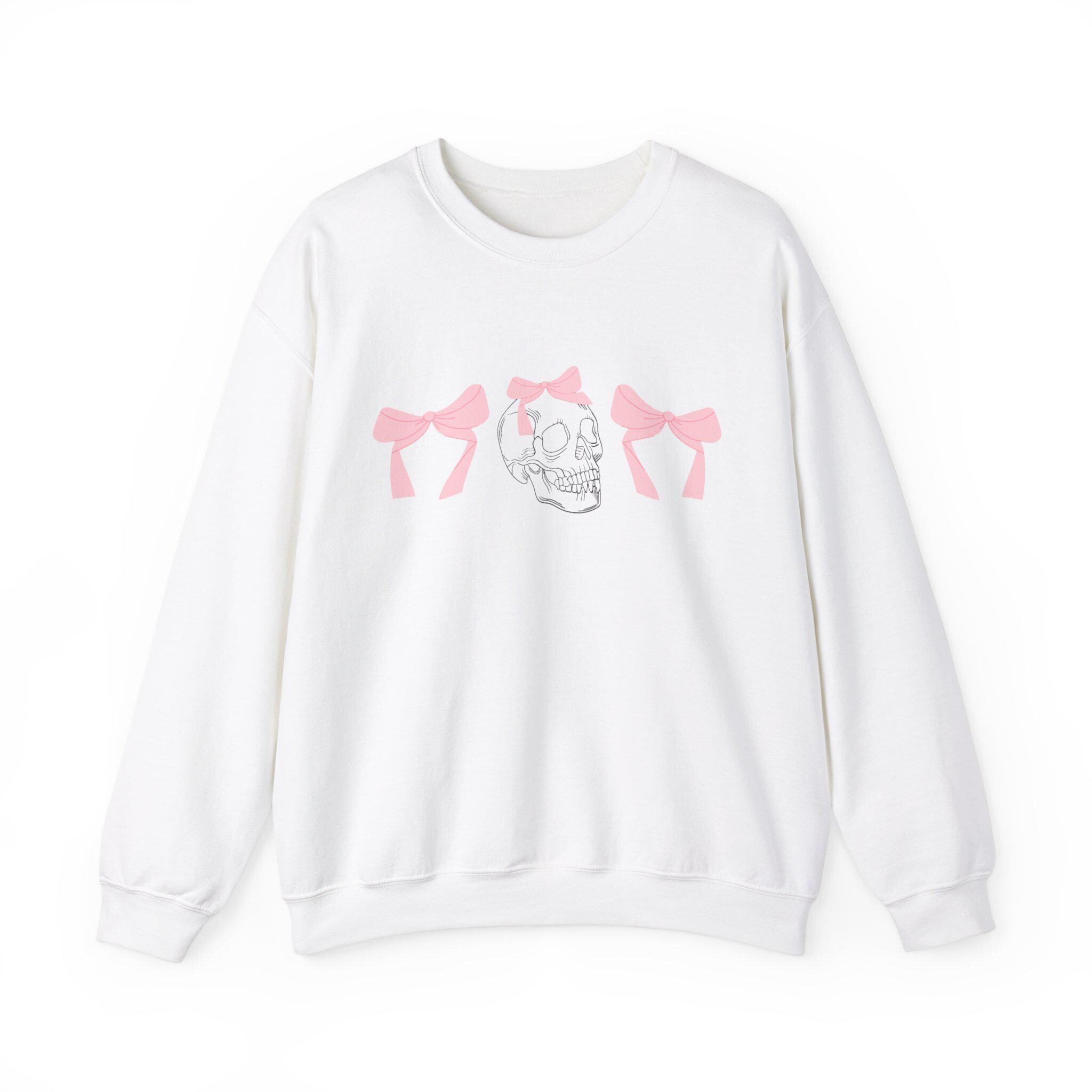 Witch Halloween sweatshirt, Coquette bow