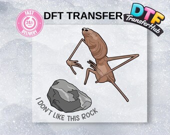 Marcus The Worm Meme DTF Transfer, Funny Brain Rot Design, Ready for Press