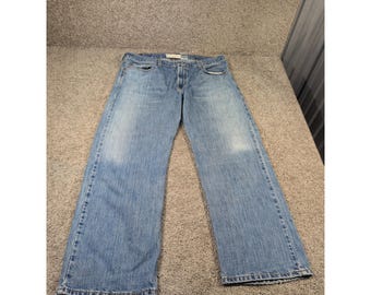 Levis 529 Low Rise Straight Jeans Mens 38x30 Blue Medium Wash Denim 100% Cotton