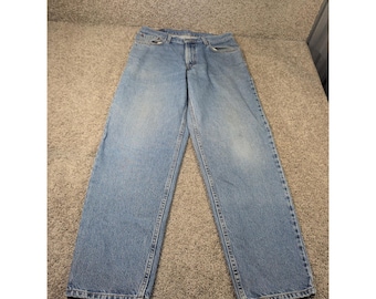 Levis 560 Loose Fit Tapered Leg Jeans Mens 34x32 Medium Wash Blue Denim 560-0251
