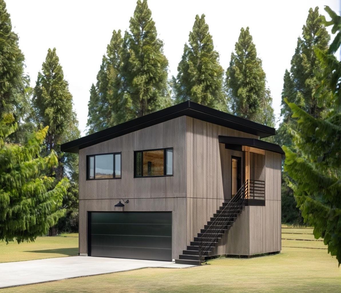 Detached Double Car Garage With Apartment Suite Above - Etsy