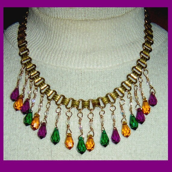 Conjunto De Collar Aretes Mariposas Naranja Amarillo utilice cristales de Swarovski en caja