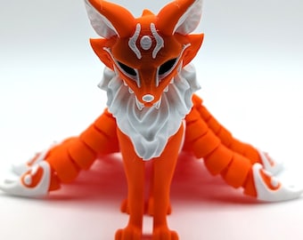 Kitsune 9 Tailed Fox - Etsy