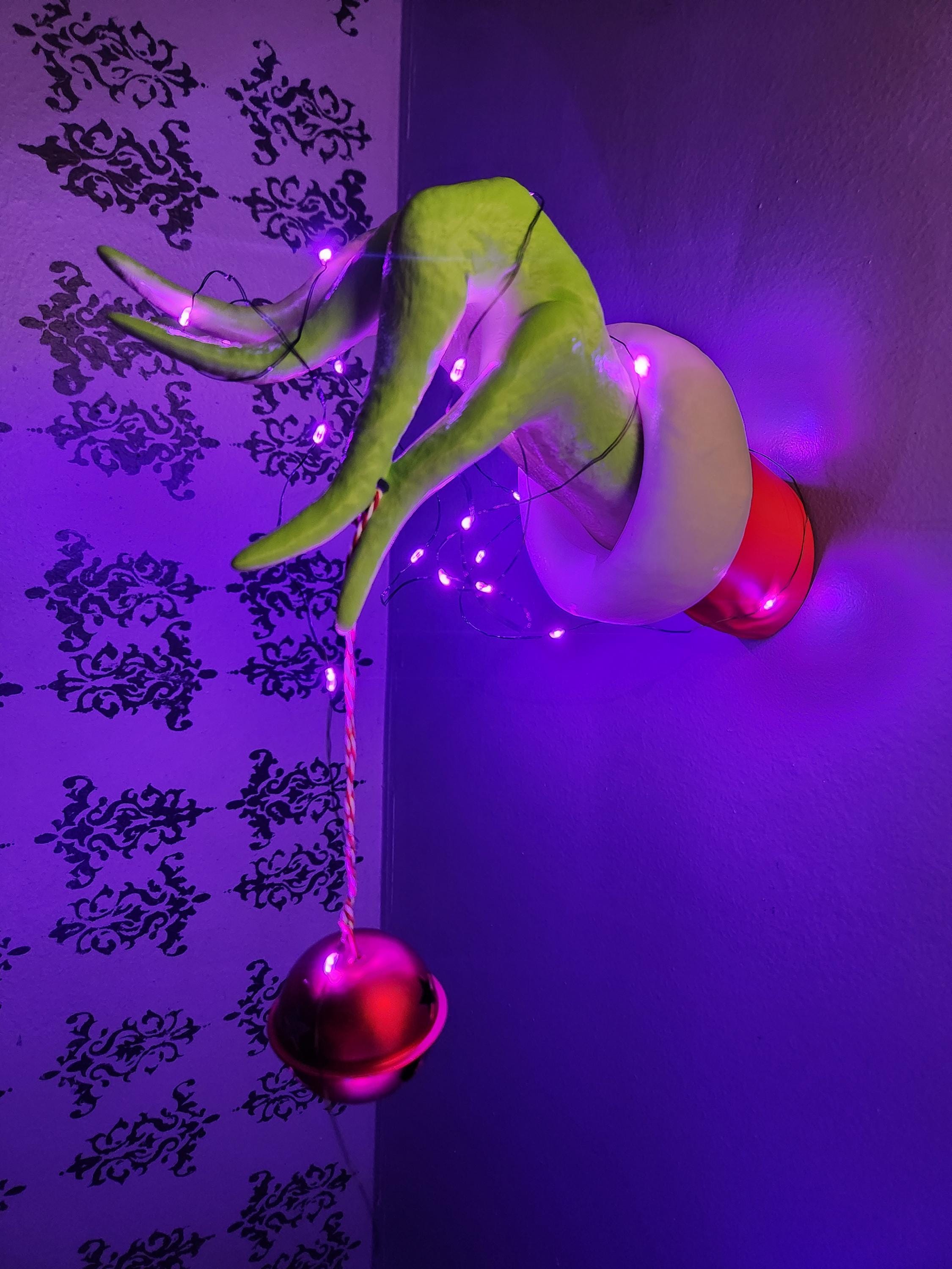 ひろとも様　ランツ 1ml &パープルクッシュ3g 3D Printed Grinch Christmas Hand | Key & Ornament Holder | Fun