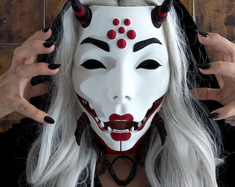 Japanese Yokai Mask / Big Hero Inspired / Wearable Mask - Etsy
