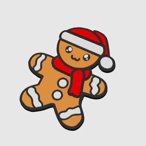 christmas cookie 3d model stl file for 3d printing download file home file ready to print digital files stl to use accesorie christmas stl