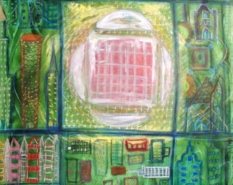 The Trade Towers Painting