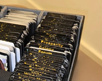 Divisores de expansión verticales del juego de cartas Dominion