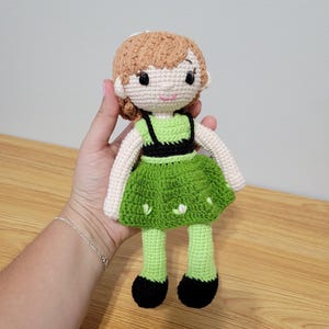 Ana a crochet - Muñeca Frozen - Amigurumi - Muñeca de apego - Peluche tierno