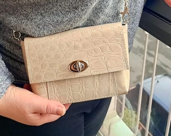 Leder Handytasche, Kleine Umhängetasche, Mini Ledertasche, Italienisch Gürteltasche Leder, Reisetasche klein Lederbeutel, Leder Handybeutel