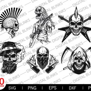 Skull Svg, Skull SVG Circuit, Skull PNG, Skull SVG Cut File, Skull ...