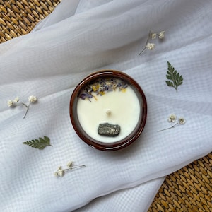 Pot of Gold Manifestation Candle, Intentional Candle, Ritual Candle, Crystal Candle