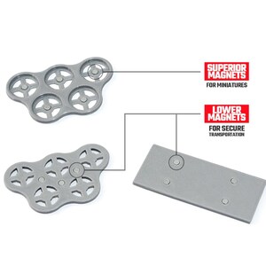 Oval miniature movement tray 75x41mm