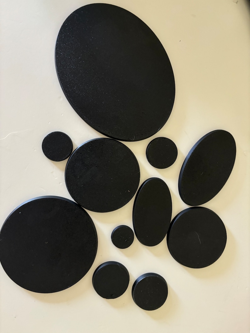 Oval Wargaming Bases With Magnet Holders - Etsy
