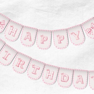 Classic Theme | Pink And White Bow First Birthday Banner | Bow Theme 1St Birthday | Girl Birthday | First Birthday | Girls Just Wanna Be One