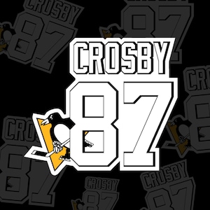 Pittsburgh Penguins Sidney Crosby Hockey NHL Laptop Decal Sticker