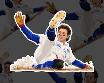 Ernie Clement Toronto Blue Jays MLB Baseball Digital Art Illustration Laptop Decal Sticker