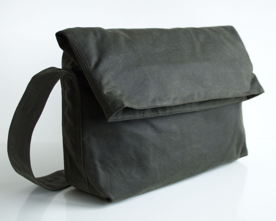 Waxed Canvas Handbag Waxed Canvas Purse Waxed Canvas - Etsy