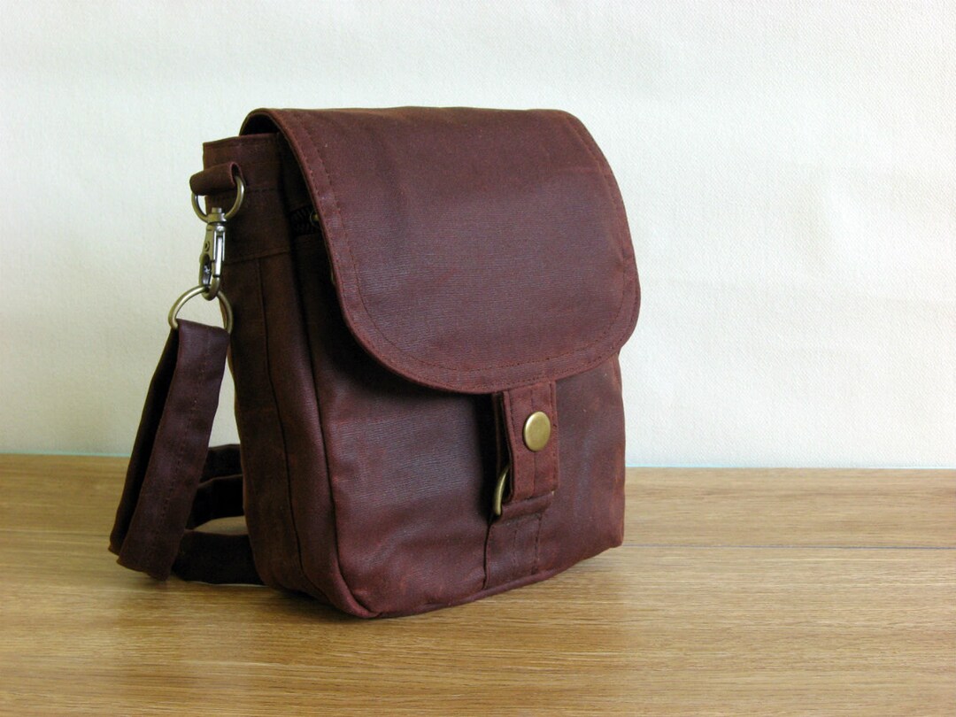Waxed Canvas Pouch Waxed Canvas Hip Bag Waxed Canvas Bag Etsy