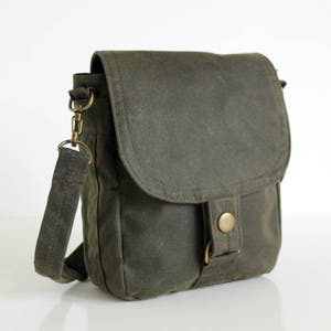 Sac en toile cirée, Sac banane en toile cirée, Pochette en toile cirée - The Olive Hipster Plus