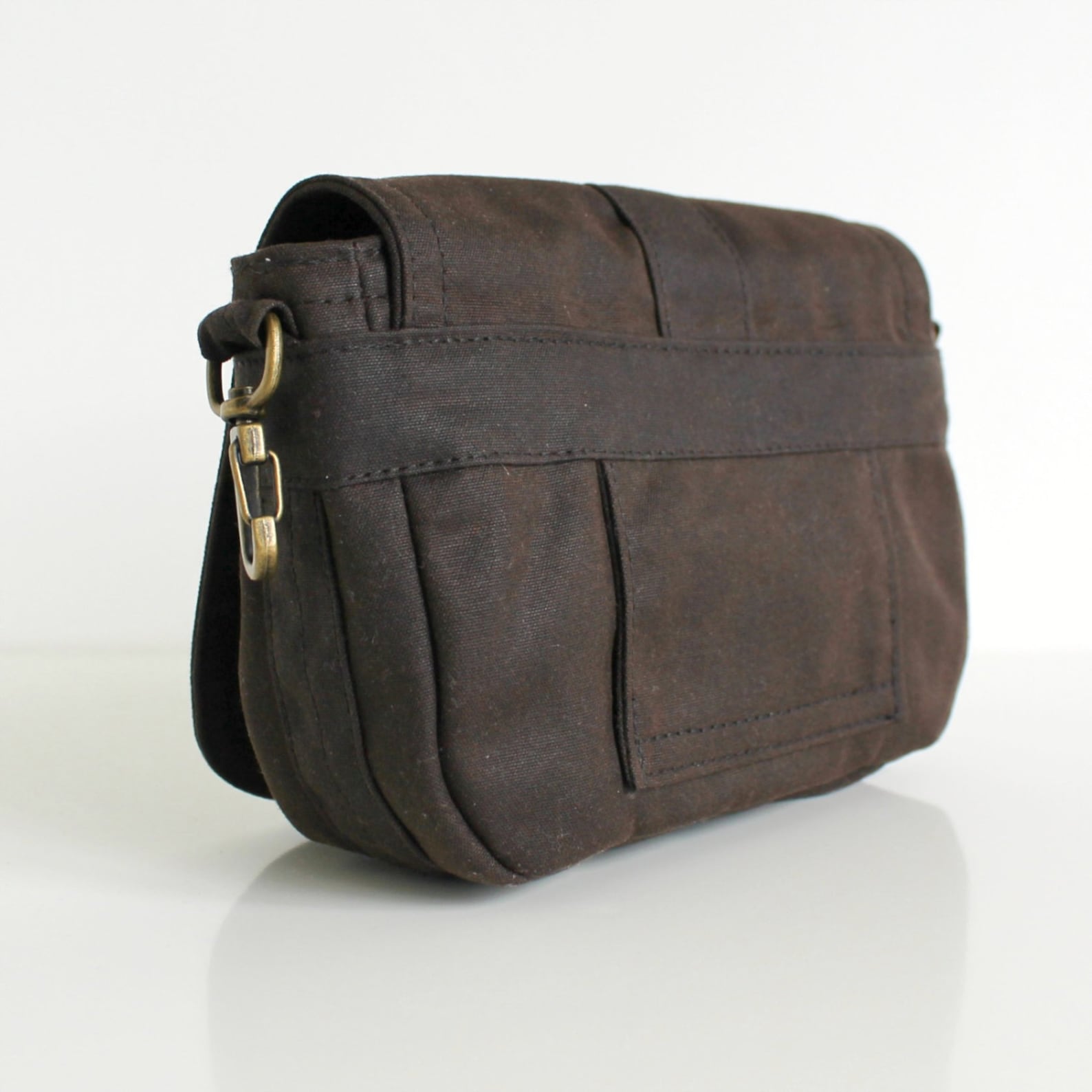 Waxed Canvas Hip Bag Waxed Canvas Pouch Waxed Canvas Bag Etsy